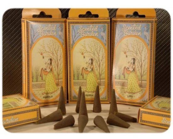 Rose Cone Incense Scented Garden