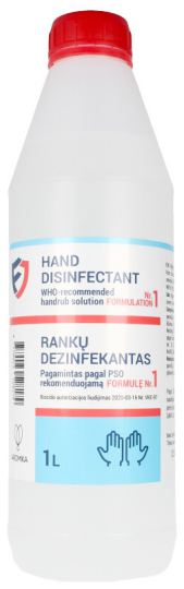 Handrub Solution 80% Alcohol 1000 ml