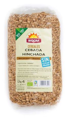 Puffed barley without sugar or honey 125g