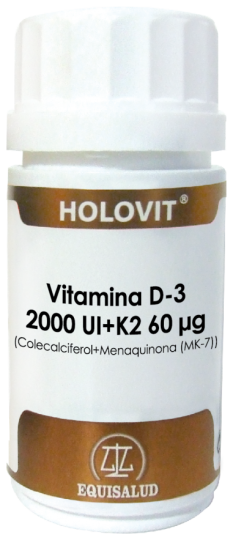 Holovit Vitamin D3 2.000 ui + K2 60 ag 50 cap