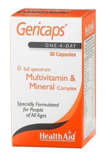 Gericaps Multinutrient 30cap. Health Aid