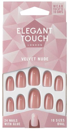 Velvet Nude False Nails 24 units