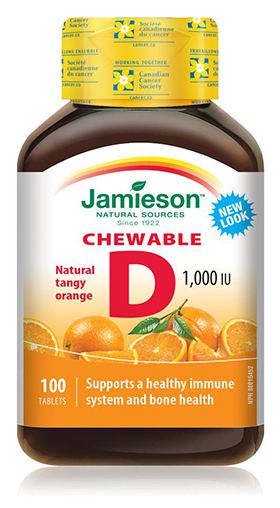 Vitamin D 1000 IU 25Mg.100 Comp.masticables